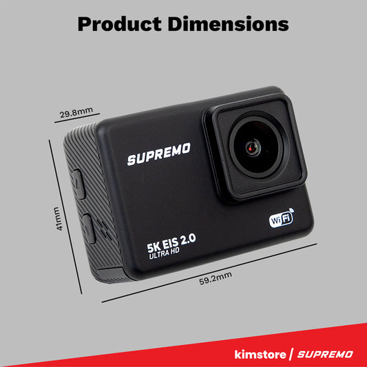 Supremo Air 5K Action Camera