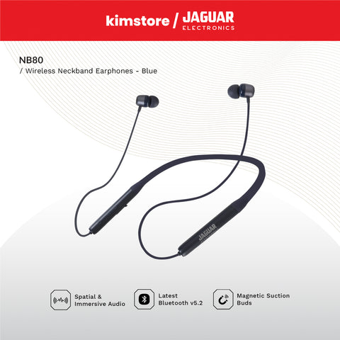 Jaguar Electronics NB80 Wireless Neckband Earphones