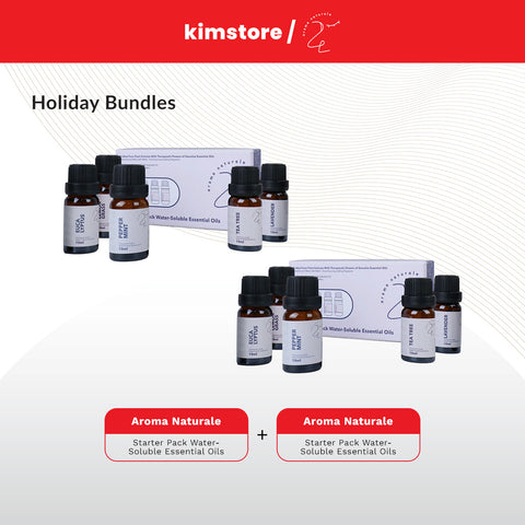 Holiday Bundle: Aroma Naturale Essential Oils and Diffuser