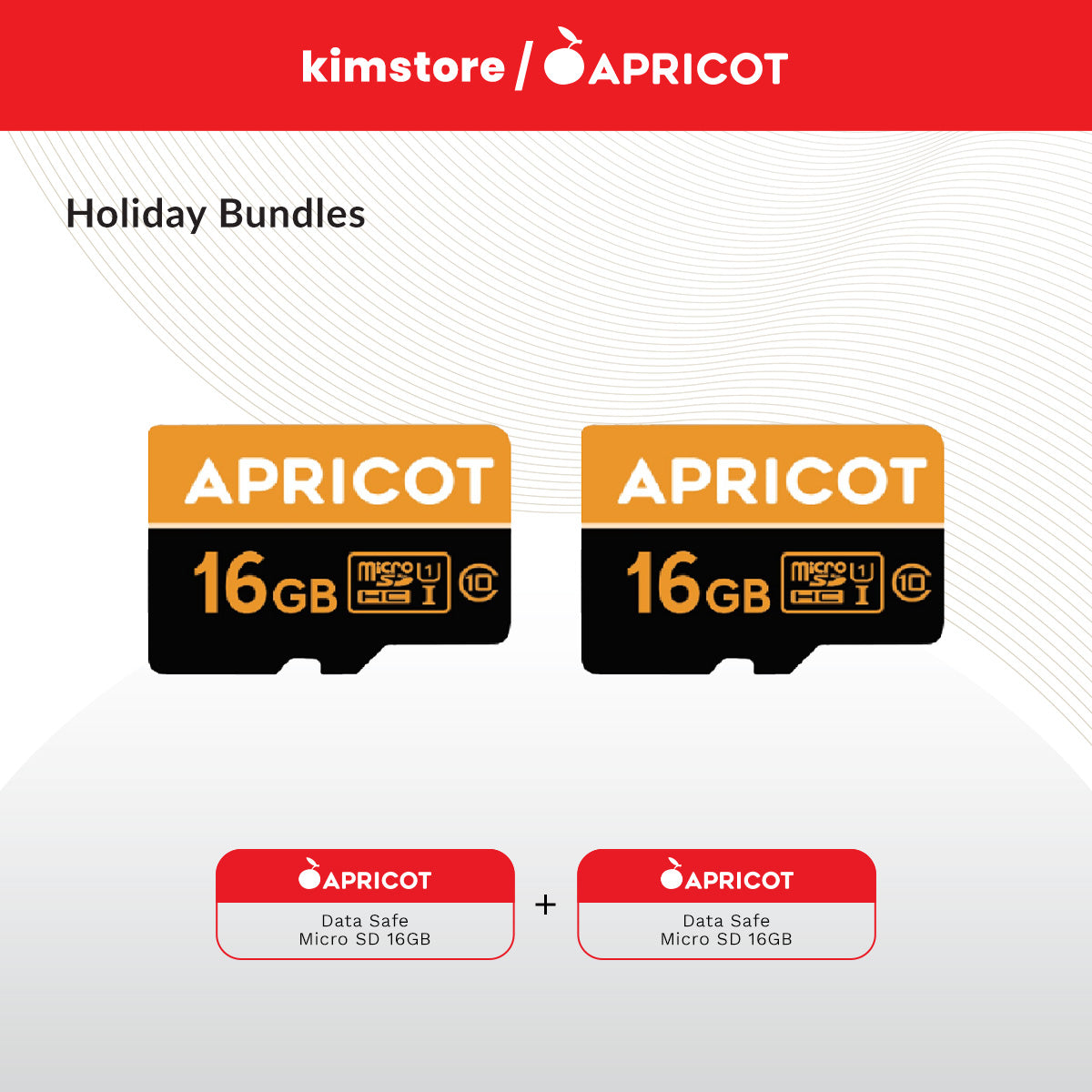Holiday Bundle: Apricot Data Safe Micro SD 16GB