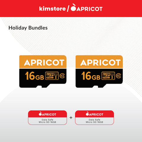 Holiday Bundle: Apricot Data Safe Micro SD 16GB