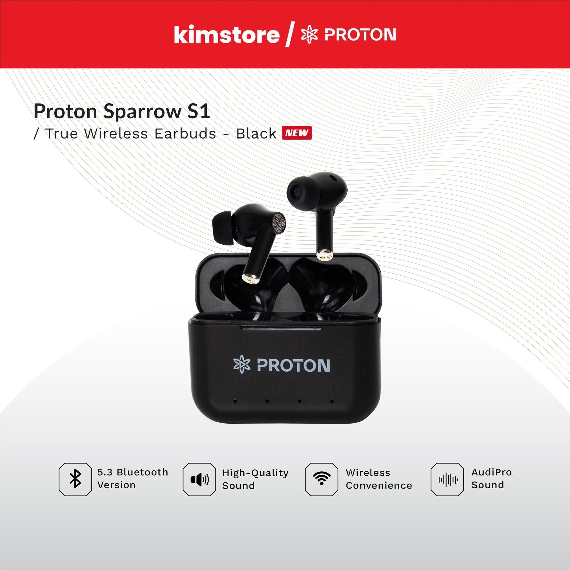 proton sparrow s1 true wireless earbuds black