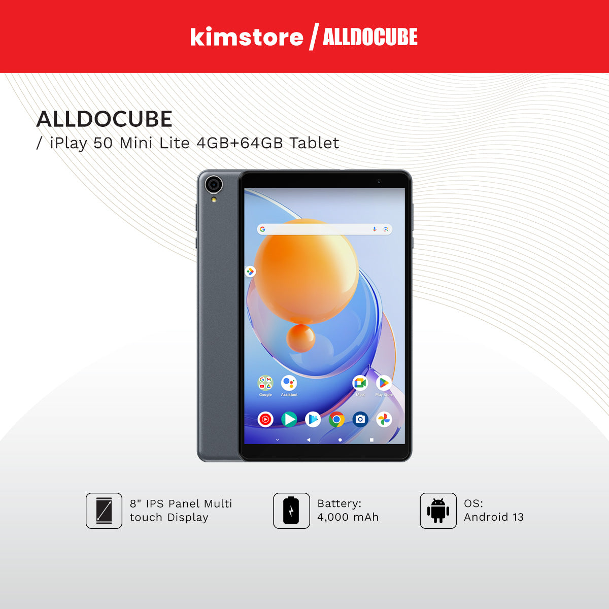 [Open Box] Alldocube iPlay 50 Mini Lite 4GB+64GB Tablet