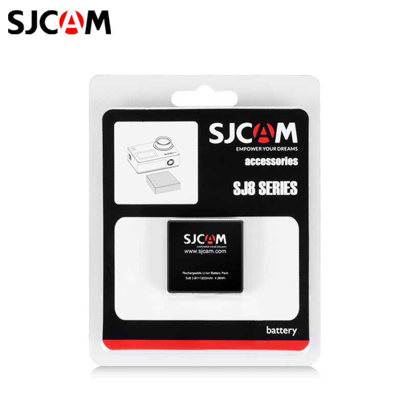 sjcam camera rechargeable battery sj8 series