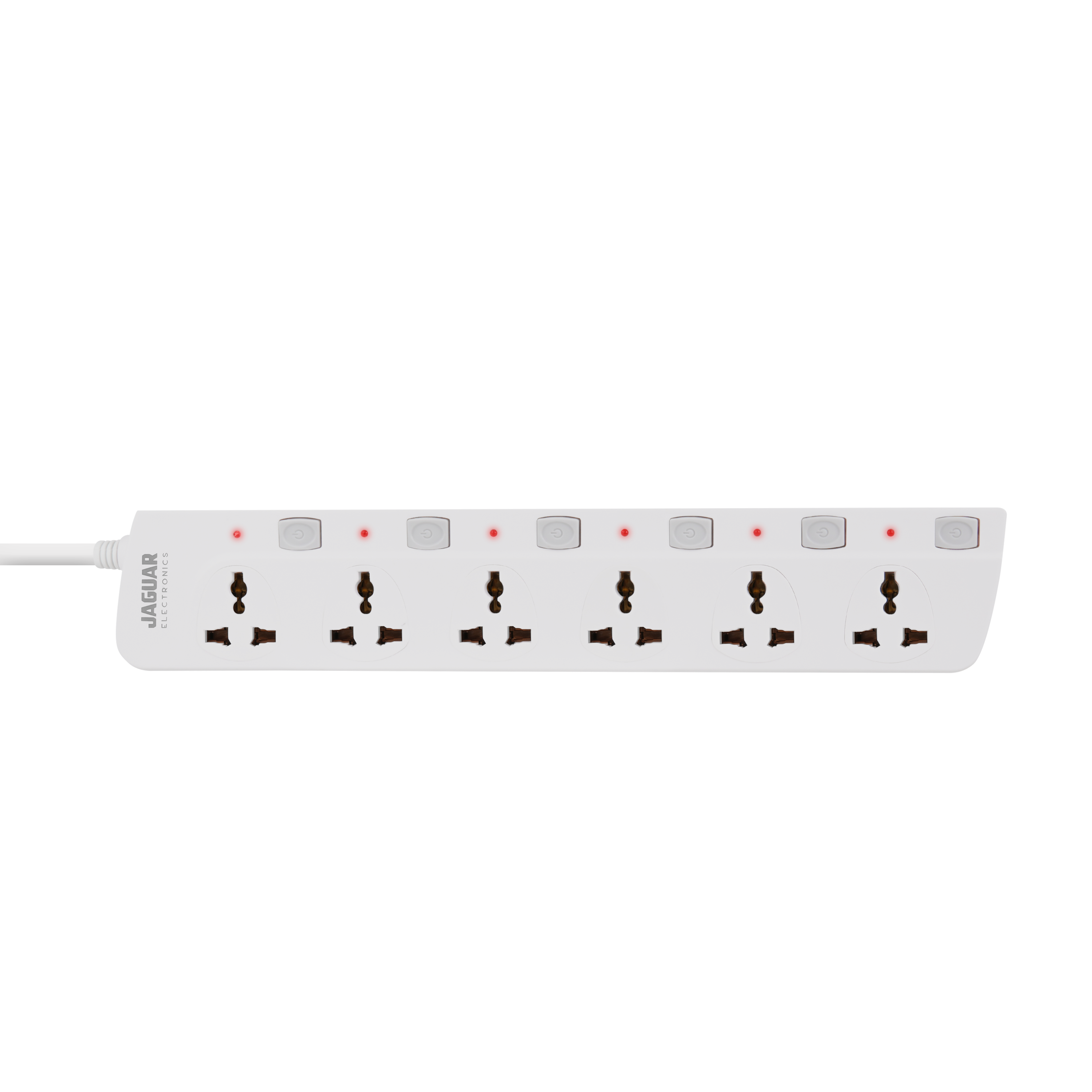 [Open Box] [B] Jaguar Electronics PS-66GS Power Strip 6-Gang with 6 Switches