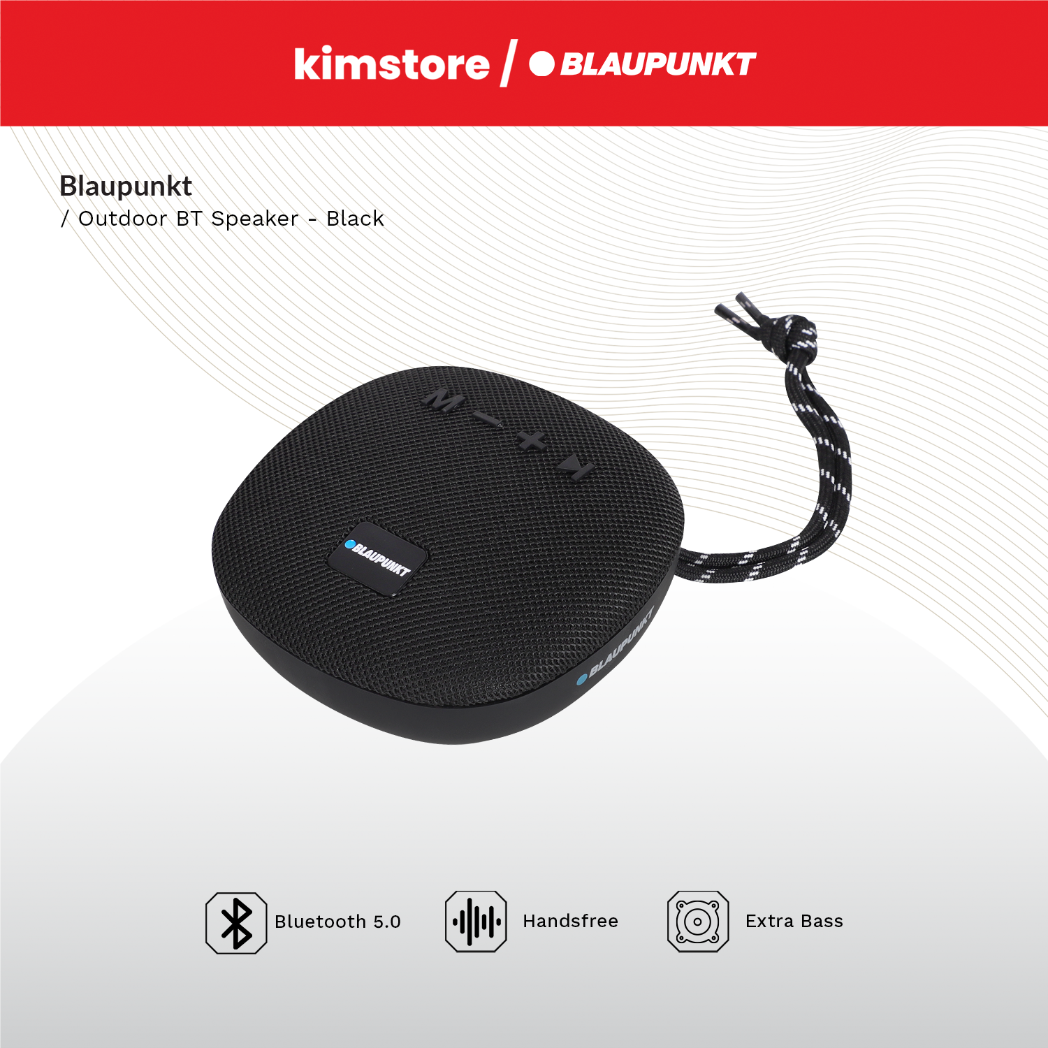 blaupunkt outdoor bt speaker black