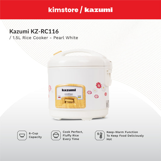 Kazumi KZ-RC116 1.5L Rice Cooker