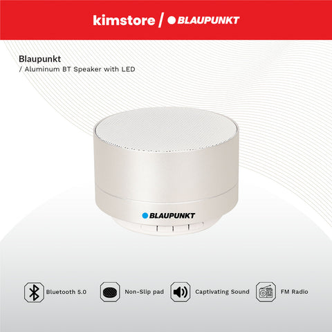 Blaupunkt Aluminum BT Speaker with LED