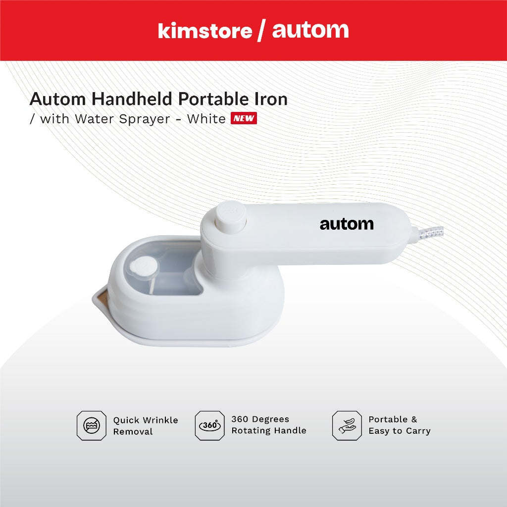 [Open Box] [C] Automat Handheld Portable Iron with Water Sprayer
