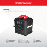 energizer 551.25wh portable power station black