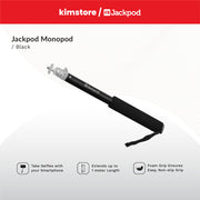 [Open Box] [C] Jackpod Monopod Black
