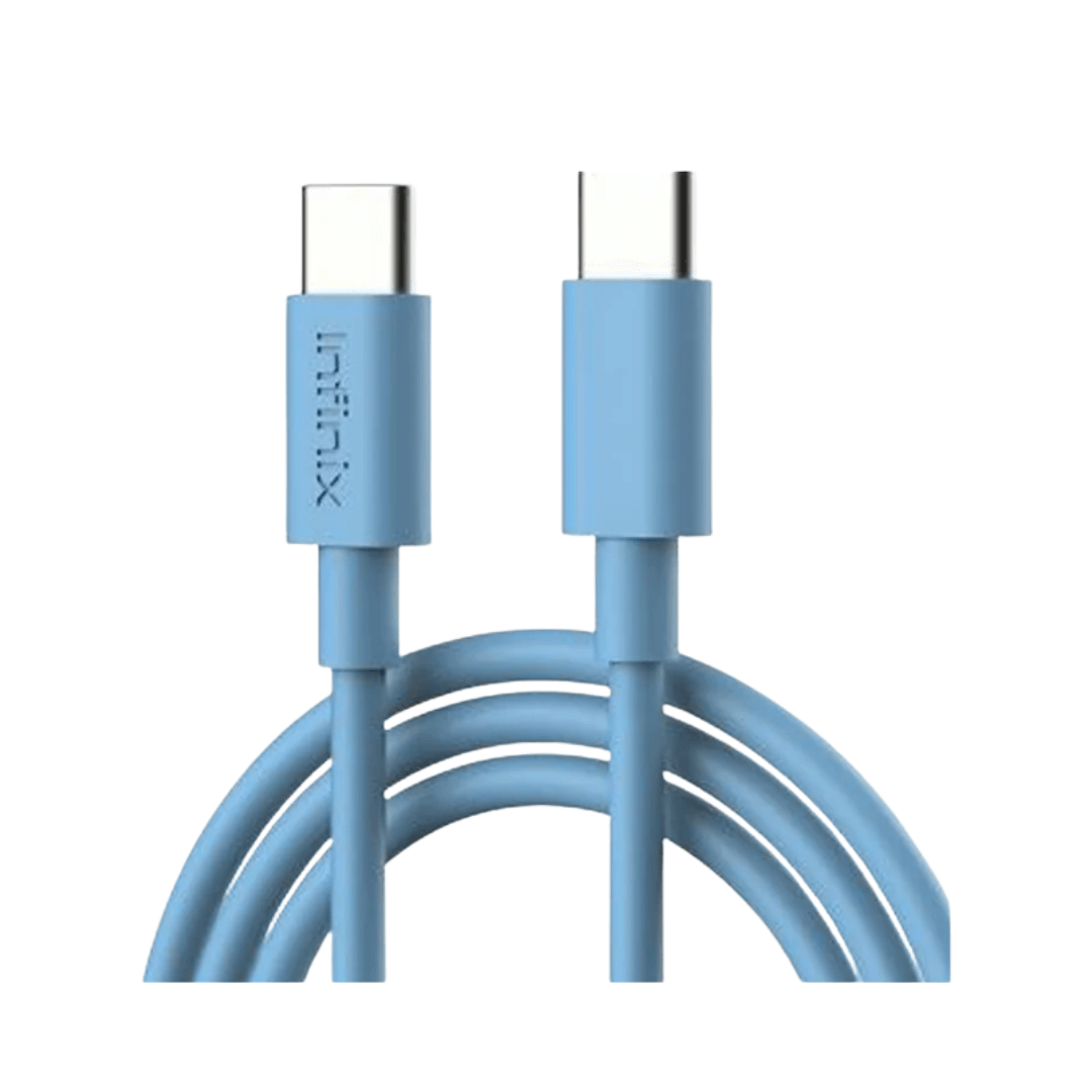 infinix data cable type c blue