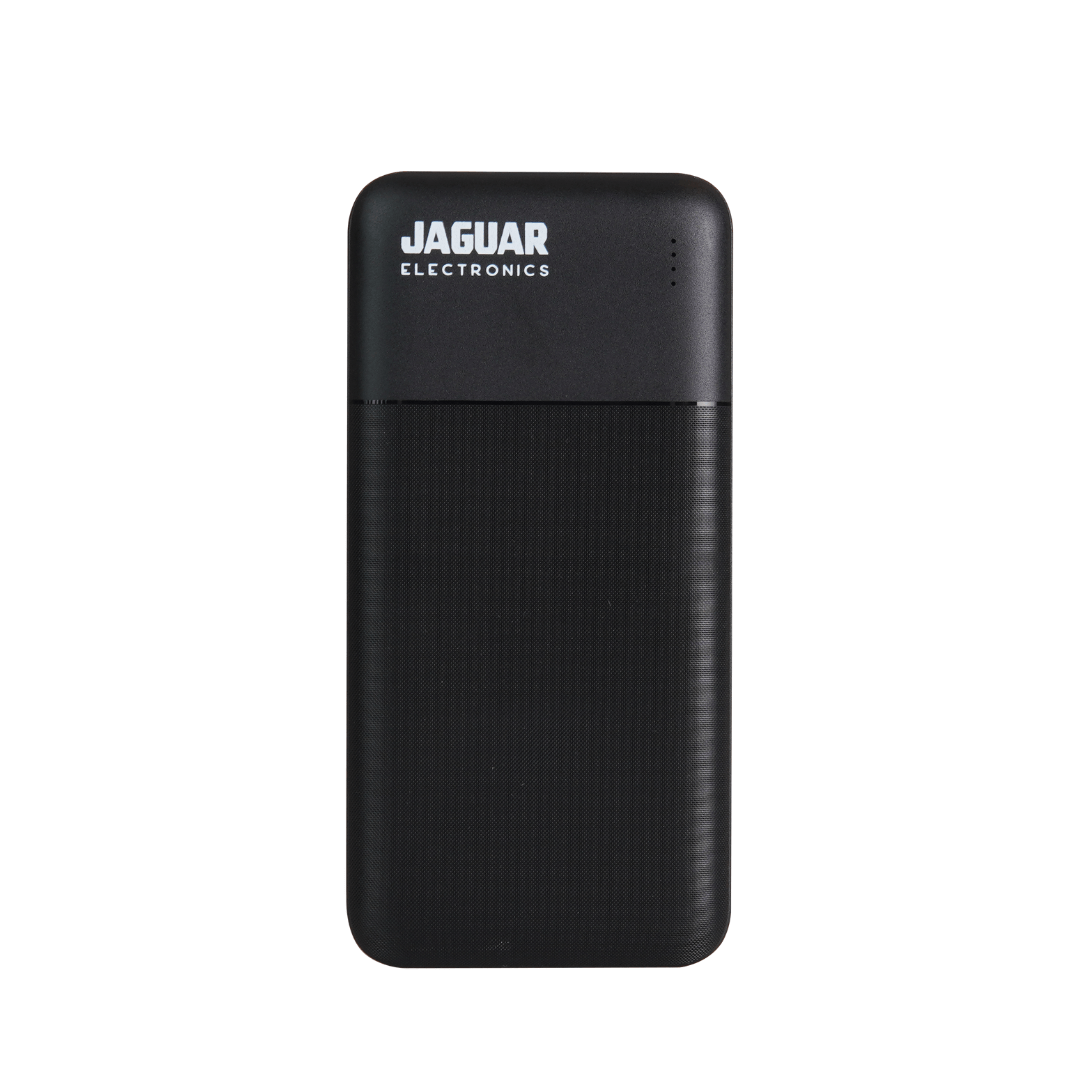 jaguar electronics pb177 10000mah power bank dual usb output black