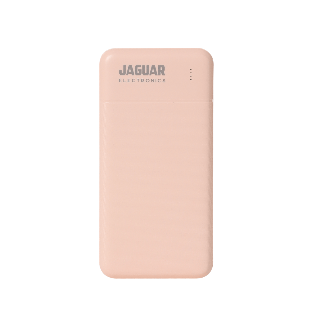 jaguar electronics pb240 24000mah power bank dual usb output pastel pink