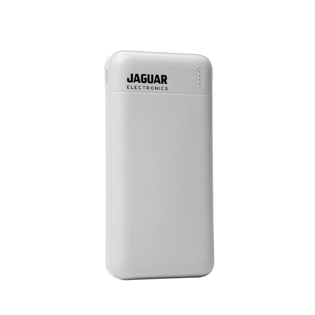 jaguar electronics pb240 24000mah power bank dual usb output white