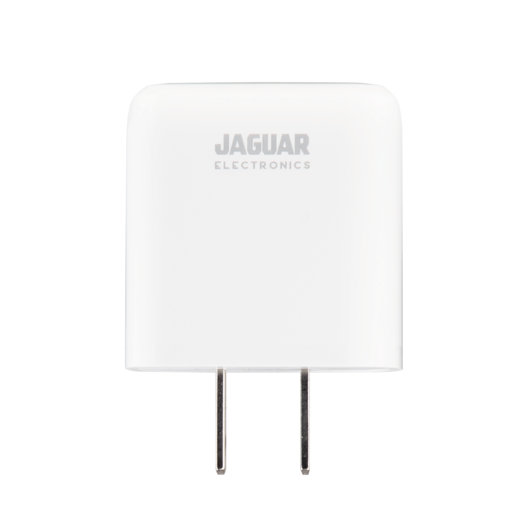 jaguar electronics wcp03 wall charger 20w quick charge type c port white