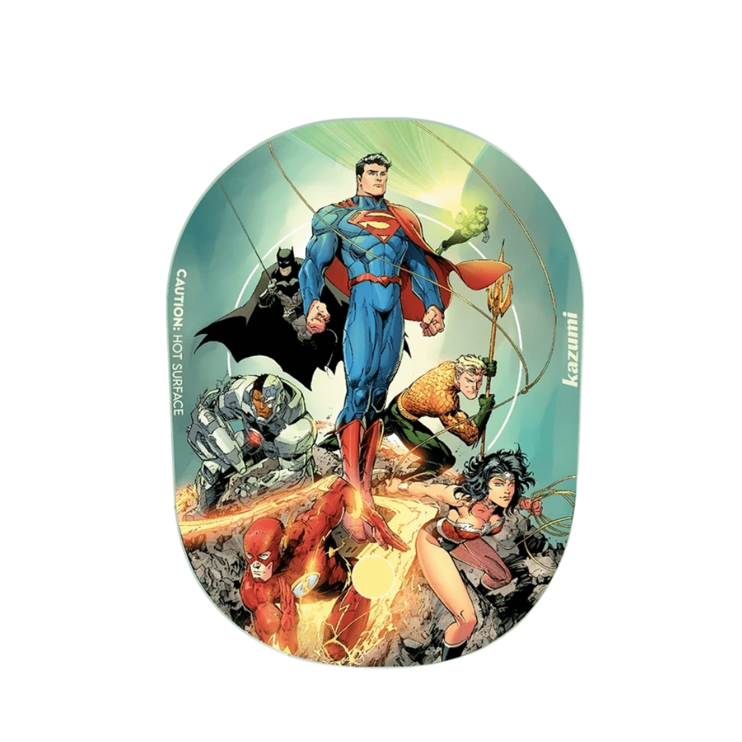 kazumi beverage warmer justice league