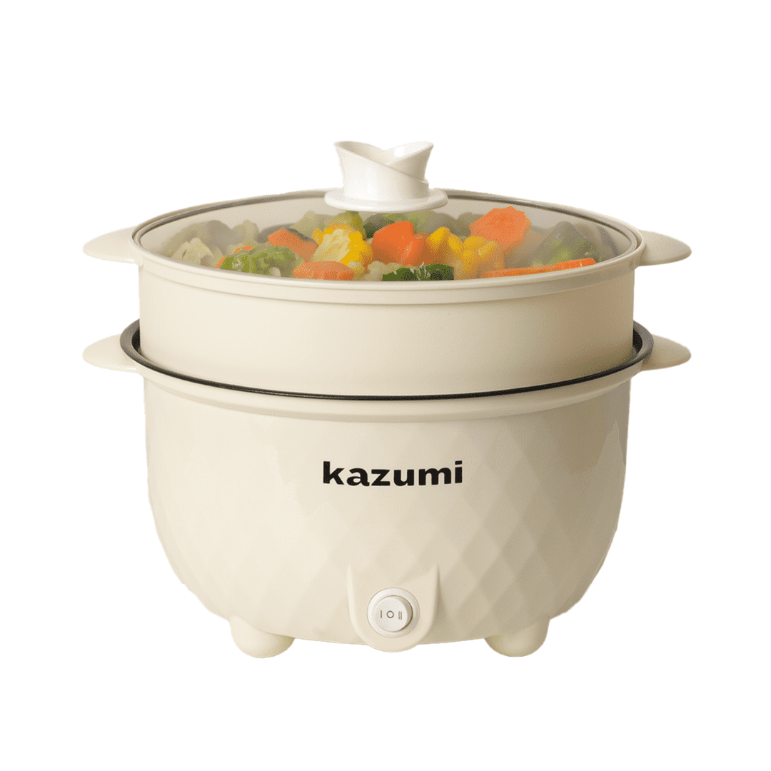 kazumi kz 311 3.0l multifunctional non stick electric cooker with steamer