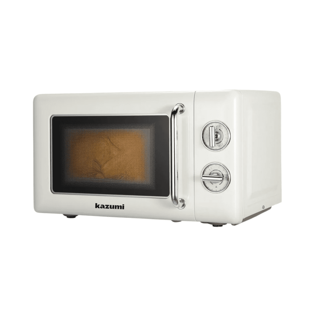 kazumi kz 702 20l retro microwave oven rose pink