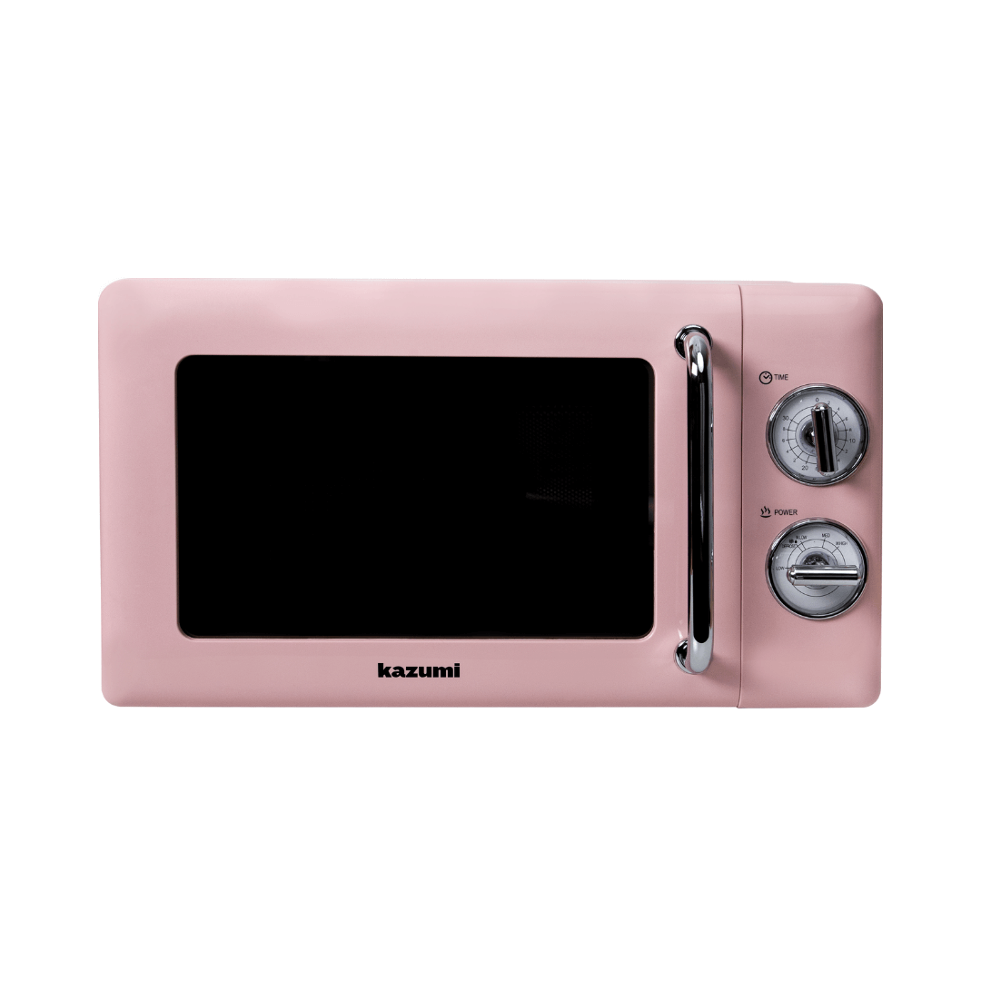 open box kazumi kz-702 20l retro microwave oven