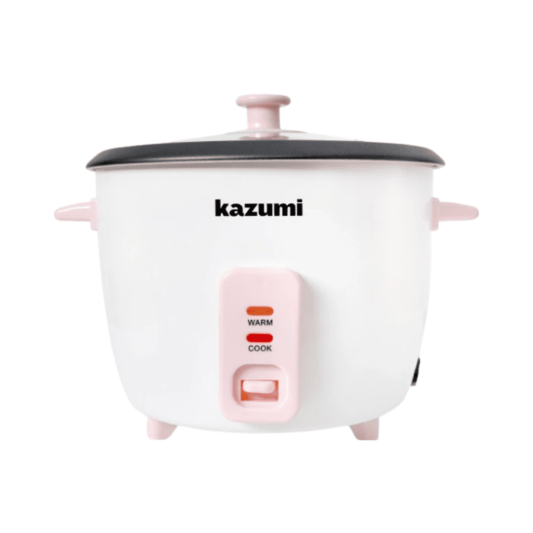 kazumi kz rc115 1.5l rice cooker coral pink