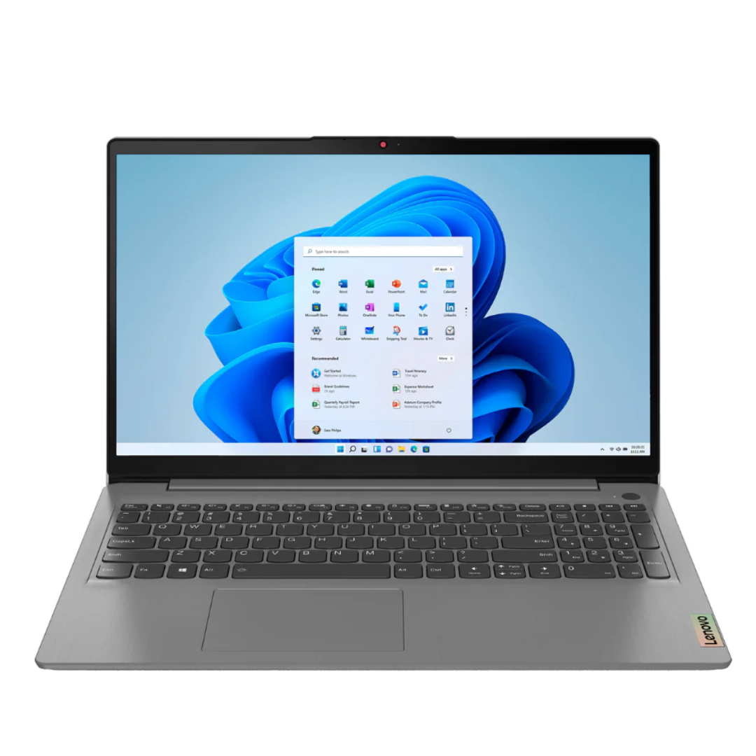 lenovo ideapad 1 15.6 hd laptop celeron n4500 4gb/128gb emmc win11 cloud grey