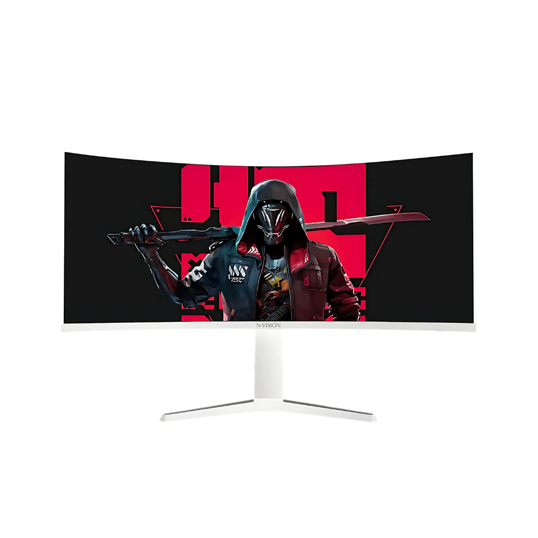 Nvision MG34H2UW White 34" WQHD 2K Ultra Wide Monitor [Pre-Order]
