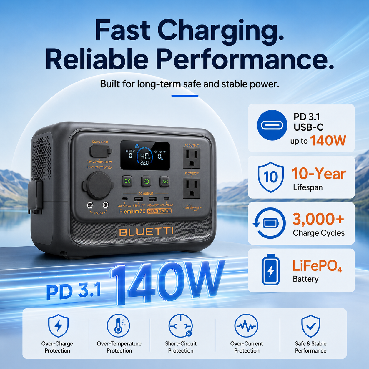 Bluetti Premium 30V2 Power Station