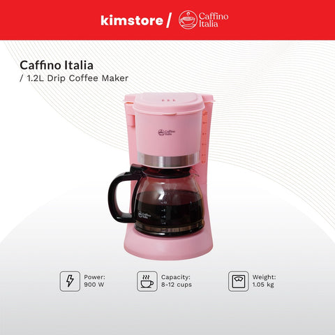 [BROWN BOX] Caffino Italia 1.2L Drip Coffee Maker