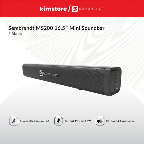 SEMBRANDT MS200 16.5 Mini Soundbar