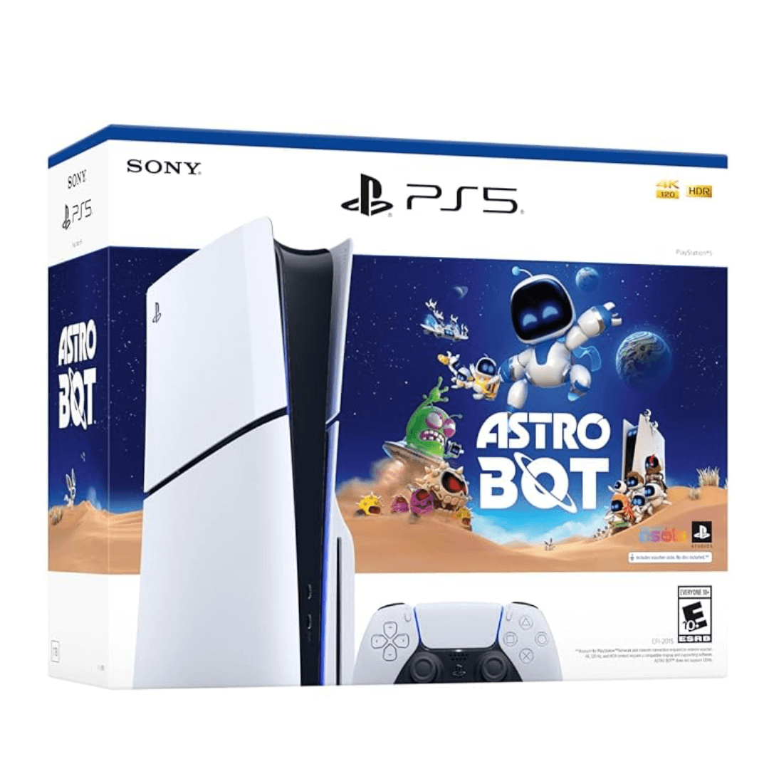 Sony PS5 1TB Slim Model Astrobot Bundle White