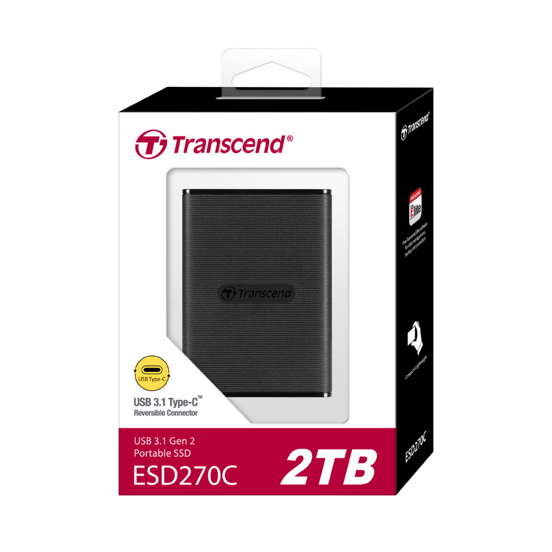 Transcend External SSD ESD270C USB 3.1 Gen 2 10Gbps [Pre-Order]