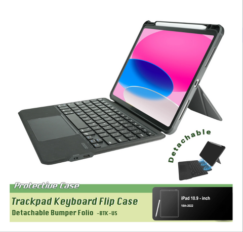 CAPDASE Detachable BT Keyboard Folio iPad 10.9 (10th Gen 2022)