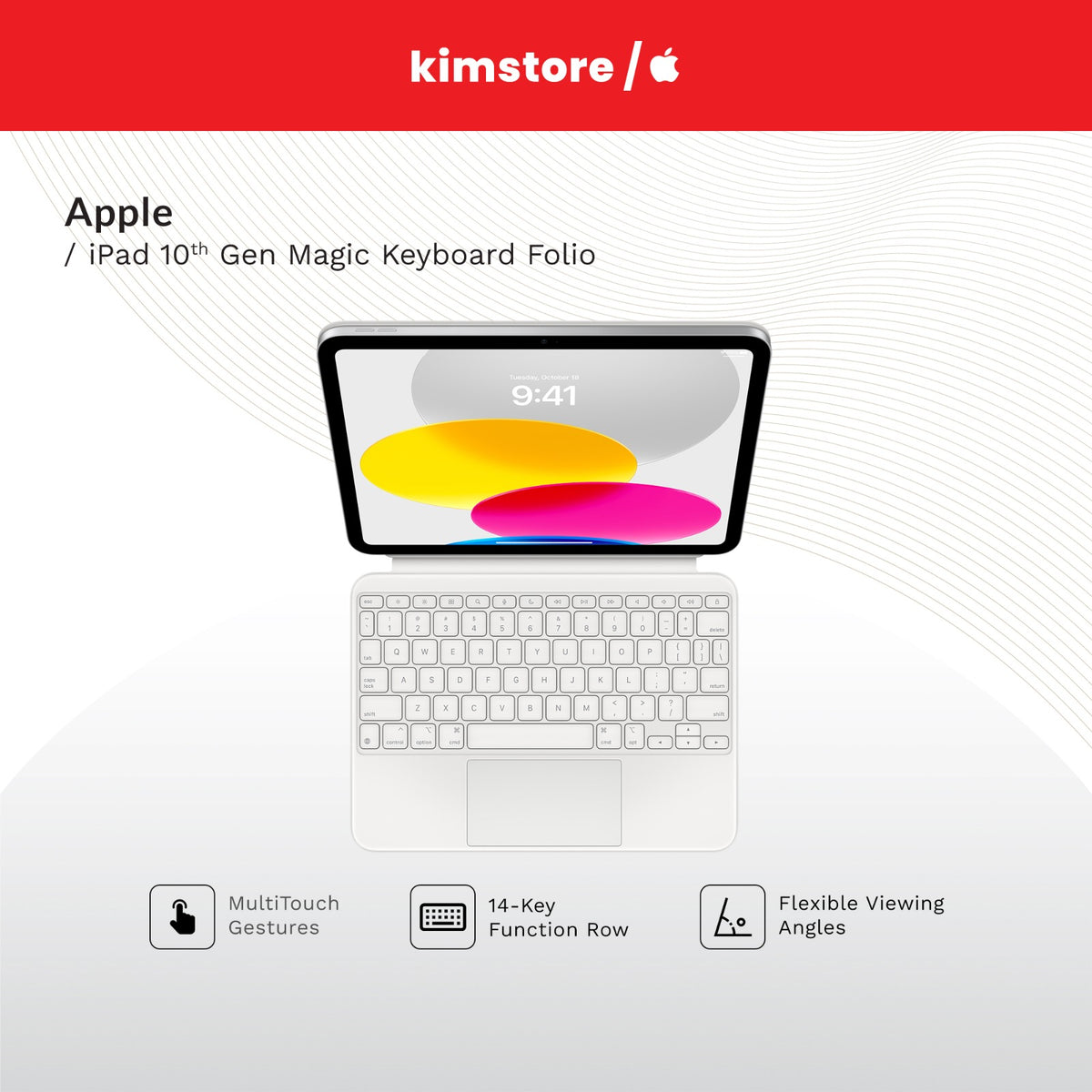 APPLE iPad (10th Gen) (MQDP3ZA/A) Magic Keyboard Folio