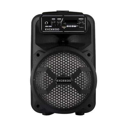 exceedo ravaganza trolley speker with mic black