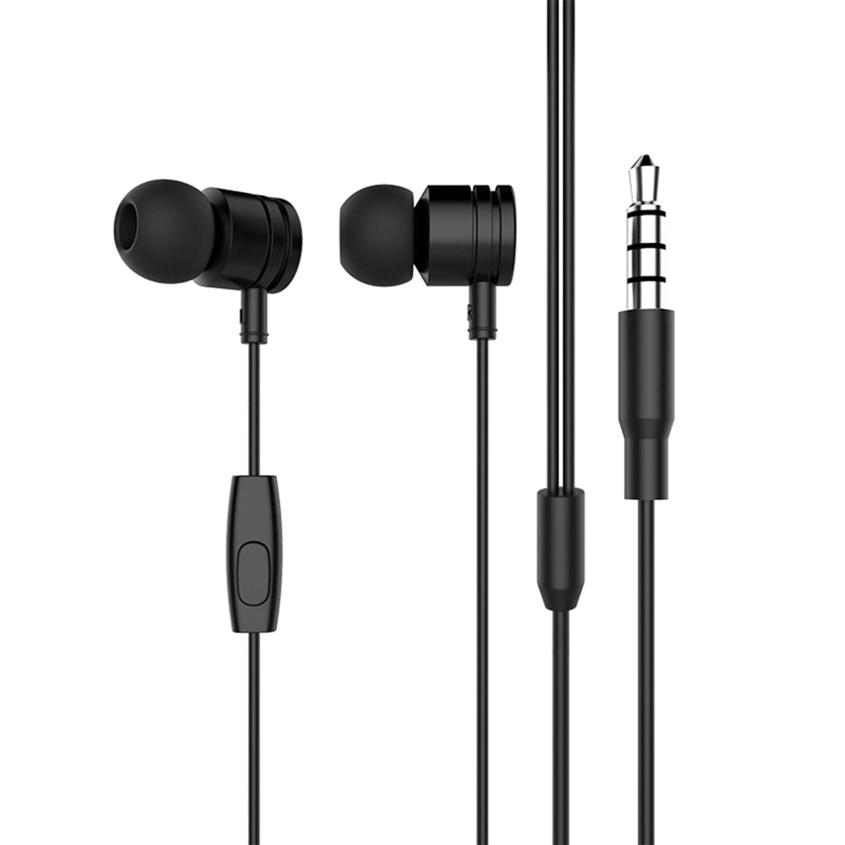 KAKU Leiming KSC-203 Wired Earphones w/ Soft Silicon Earplugs (1.2M)