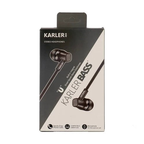 KARLER BASS KR-404 Mic+Magnetic Stereo Earphones