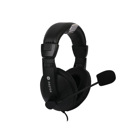 PROTON PW90 USB Wired Headset with Leather Earpads