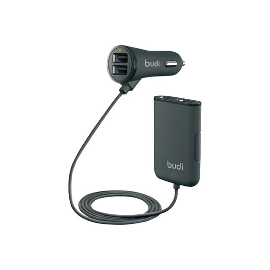 BUDI 068 Car Charger 4 USB Ports