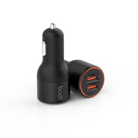 BUDI 109Q Car Charger QC 3.0 2 USB Ports