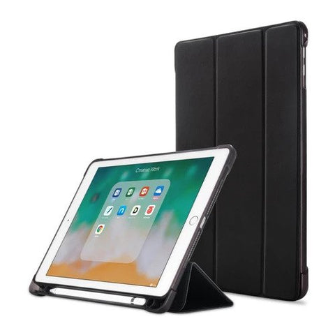 TECHCORE Fold Stand Leather Shell Casing For  iPad  Air (2018/2017)  9.7in