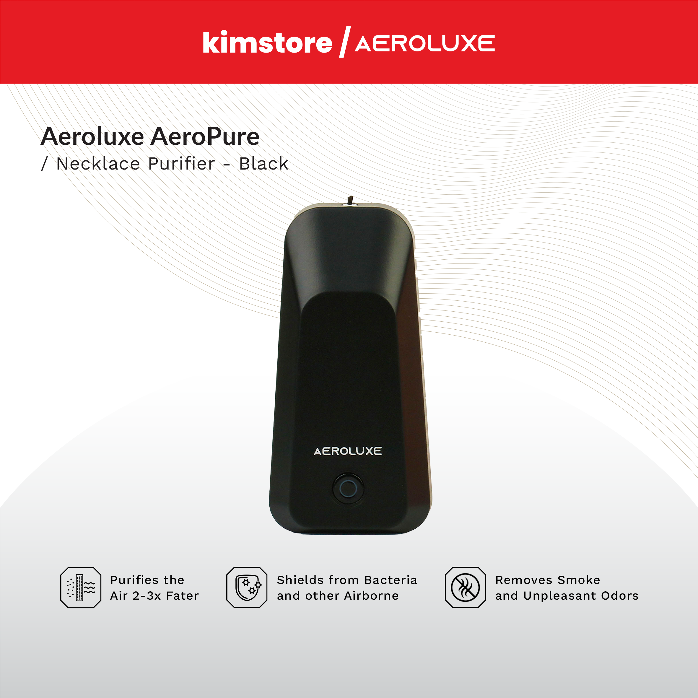 AEROLUXE AeroPure Necklace Purifier