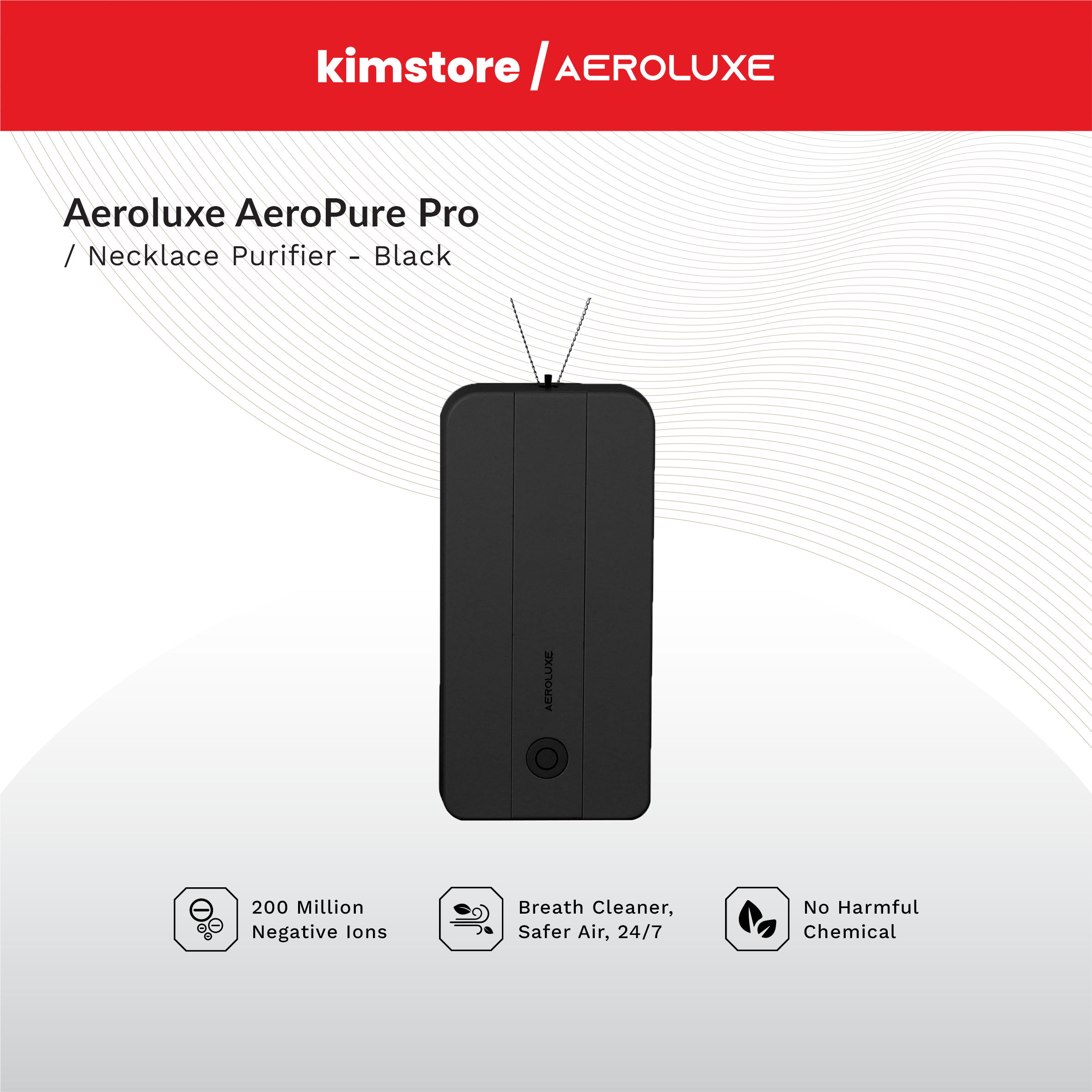 [Open Box] [C] Aeroluxe AeroPure Pro Necklace Purifier
