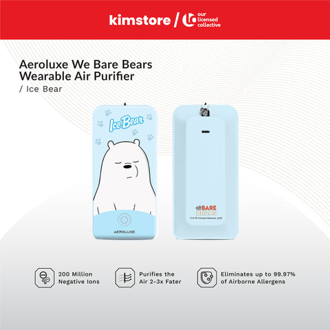 AEROLUXE We Bare Bears PuriMax Wearable Air Purifier