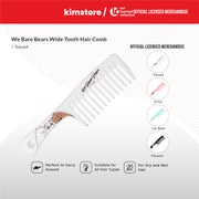 we bare bears wide tooth hair comb grizz