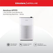 aeroluxe ap99s air purifier and gentle air disinfecting machine white
