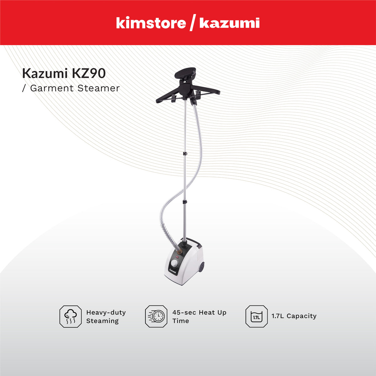 KAZUMI KZ90 Garment Steamer