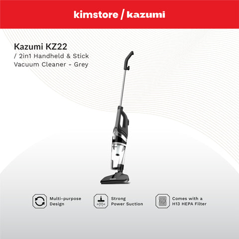 KAZUMI KZ22 2-in-1 Handheld & Stick Vacuum Cleaner