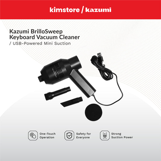 Kazumi BrilloSweep Keyboard Vacuum Cleaner