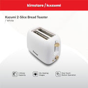 [Open Box] [C] Kazumi 2-Slice Bread Toaster